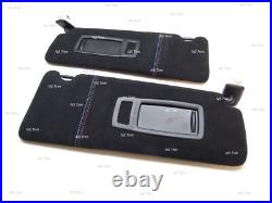 BMW 3 4 SERIES F30 F32 F31 F34 F36 ALCANTARA SUN VISORS M PERFORMANCE M440i TRIM BMW 3 4 SERIES F30 F32 F31 F34 F36 ALCANTARA SUN VISORS M PERFORMANCE M440i TRIM