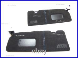 BMW 3 4 SERIES F30 F32 F31 F34 F36 ALCANTARA SUN VISORS M PERFORMANCE M440i TRIM BMW 3 4 SERIES F30 F32 F31 F34 F36 ALCANTARA SUN VISORS M PERFORMANCE M440i TRIM