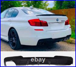 BMW 5 Series F10 F11 Diffuser Gloss Black M Performance Twin Exhaust Outlet BMW 5 Series F10 F11 Diffuser Gloss Black M Performance Twin Exhaust Outlet