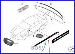 BMW 7 G11 Left/Right M Performance Foil 51142410442 2410442 2016 New Genuine BMW 7 G11 Left/Right M Performance Foil 51142410442 2410442 2016 New Genuine