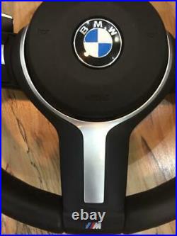 BMW F10 F01 F11 F07 F06 F12 F13 F02 F03 F04 M Sport SCHWARZ Lenkrad OEM SRS