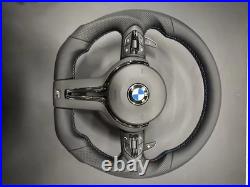 BMW F10 F11 F12 F01 F07 M PERFORMANCE flat bottom STEERING WHEEL BMW F10 F11 F12 F01 F07 M PERFORMANCE flat bottom STEERING WHEEL