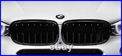 BMW F15 X5 Genuine M Performance Gloss Black Grille Pair, Grilles 2014+ NEW