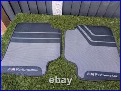 BMW F30 F31 3 Series M Performance Front And Rear Floor Mats. GENUINE BMW F30 F31 3 Series M Performance Front And Rear Floor Mats. GENUINE