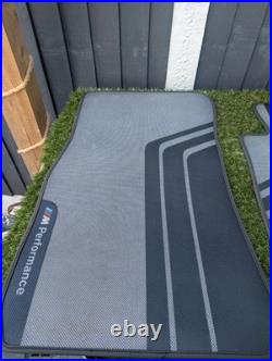 BMW F30 F31 3 Series M Performance Front And Rear Floor Mats. GENUINE BMW F30 F31 3 Series M Performance Front And Rear Floor Mats. GENUINE