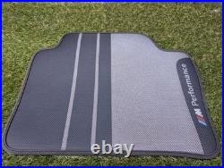 BMW F30 F31 3 Series M Performance Front And Rear Floor Mats. GENUINE BMW F30 F31 3 Series M Performance Front And Rear Floor Mats. GENUINE