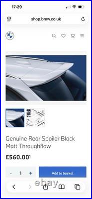 BMW F31 3 series touring estate Genuine M Performance Rear roof Spoiler