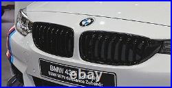 BMW F32 F33 4-Series Genuine M Performance Gloss Black Grille Pair, Grilles NEW
