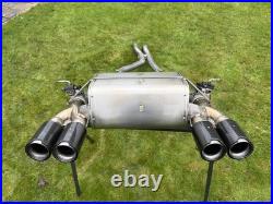 BMW F80 F82 F83 M3 M4 2015+ OEM M Performance Exhaust Retrofit With Carbon Tips