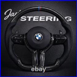 BMW F Series M Performance Steering Wheel Flat Bottom Carbon F30 F32 F10 F25