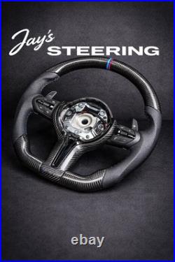 BMW F Series M Performance Steering Wheel Flat Bottom Carbon F30 F32 F10 F25