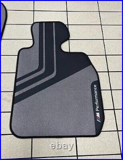 BMW Floor Mats M Performance Front Rubber Pair F30 F31 3 Series Genuine 2407304
