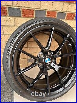 BMW Genuine 763M F87 M2 19 Forged Wheels Satin Black M Performance