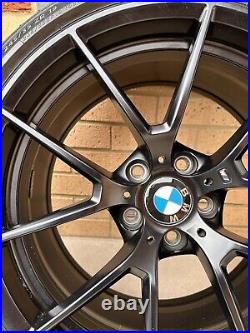 BMW Genuine 763M F87 M2 19 Forged Wheels Satin Black M Performance