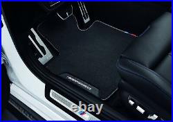 BMW Genuine Front Rear Floor Mats Set 4 Pieces RHD M Performance 51472465745