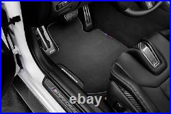 BMW Genuine Front Rear Right Left Floor Mat Set M Performance RHD 51472468491