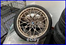 BMW Genuine G80 G82 G87 M2 M3 M4 Wheel Set 1000M Gold M Performance 36115A072C5
