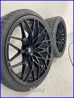 BMW Genuine G80 G82 M3 M4 Wheel & Tyre Set 1000M Black M Performance 36115A075C