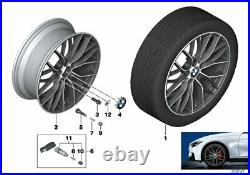 BMW Genuine M Performance 4x 20 Alloy Wheels & Tyres Style 405 M 36112459627