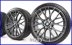 BMW Genuine M Performance 4x 20 Alloy Wheels & Tyres Style 405 M 36115A734D4