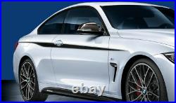 BMW Genuine M Performance Accentuation Side Stripes Black Silver 51142406751