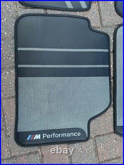 BMW Genuine M Performance Car Floor Mats Complete F&R Set F20 F21 F22 F23 RHD