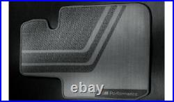 BMW Genuine M Performance Car Floor Mats Front Set 3 Series 51472407304