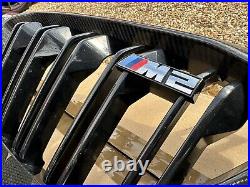 BMW + Genuine M Performance + Carbon Fibre M2 front kidney grill