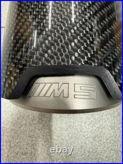 BMW Genuine M Performance Exhaust System Trim Carbon Titanium 18305B35D87