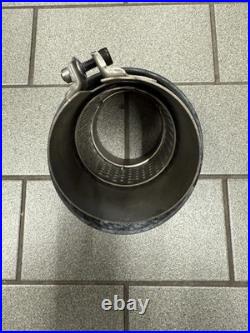 BMW Genuine M Performance Exhaust System Trim Carbon Titanium 18305B35D87set of4