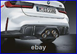 BMW Genuine M Performance Exhaust Tail Pipe Trim Tip Titanium 18305A86350