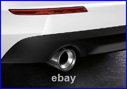 BMW Genuine M Performance Exhaust Tailpipe Trim Titanium Carbon 18302467247