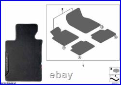 BMW Genuine M Performance Floor Mats LHD Interior Fits F87 LCI 51472465178