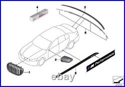 BMW Genuine M Performance Front Bumper Radiator Grille Right O/S 51712412424