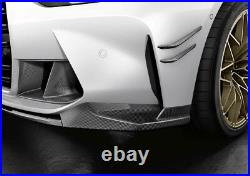 BMW Genuine M Performance Front Left Bumper Spoiler Flicks Carbon 51115A08FF9