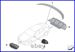 BMW Genuine M Performance Front Left Ornamental Grille Gloss Black 51712287953 BMW Genuine M Performance Front Left Ornamental Grille Gloss Black 51712287953
