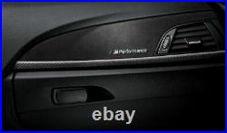 BMW Genuine M Performance Interior Trim Finishers Carbon Alcantara 51952454348