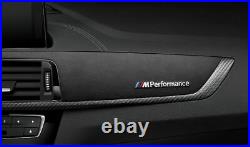 BMW Genuine M Performance Interior Trim Finishers Carbon Alcantara 51952454350