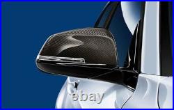 BMW Genuine M Performance Left & Right Pair Carbon Wing Mirror Caps 1234 Series