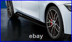 BMW Genuine M Performance Left Side Skirt Extension Black Matt 51192291407