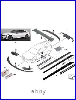 BMW Genuine M Performance Left Side Skirt Extension Black Matt 51192350719 BMW Genuine M Performance Left Side Skirt Extension Black Matt 51192350719