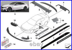 BMW Genuine M Performance Left Sill Attachment Black Matt Fits F82 51192350719 BMW Genuine M Performance Left Sill Attachment Black Matt Fits F82 51192350719