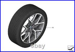 BMW Genuine M Performance RDC Wheel Rim Tyre Set Summer Matt Black 36112459620 BMW Genuine M Performance RDC Wheel Rim Tyre Set Summer Matt Black 36112459620