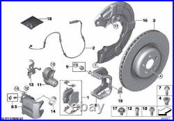 BMW Genuine M Performance Rear Brake Disc 2 Pieces 34206896221 34206896222