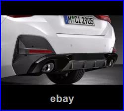 BMW Genuine M Performance Rear Bumper Trim Black High Gloss Fits G26 51195A36855