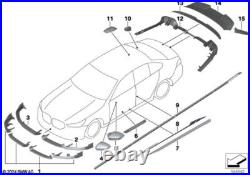 BMW Genuine M Performance Rear Centre Diffuser Fits G60 G61 51125A7F3C5