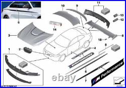 BMW Genuine M Performance Rear Diffuser Black Matt Fits F22 F22 LCI 51192343354 BMW Genuine M Performance Rear Diffuser Black Matt Fits F22 F22 LCI 51192343354
