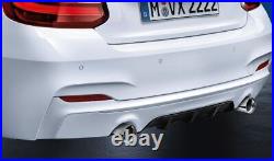 BMW Genuine M Performance Rear Diffuser Black Matt Replacement 51192343354