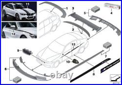 BMW Genuine M Performance Rear Spoiler Black Matt Replacement 51192450138