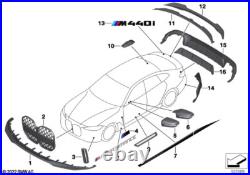 BMW Genuine M Performance Rear Spoiler Carbon Fits G26 G26 LCI G26 51195A36997